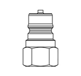 Coupleurs hydrauliques profile ISO A