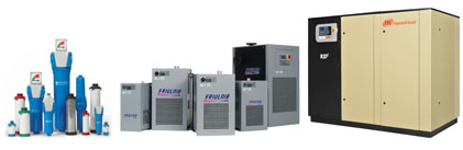 Composants dédiés à la production et au traitement de l'air comprimé;