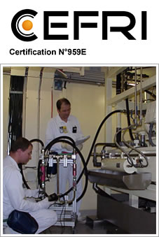 Contrôles hydrauliques sur site nucléaire