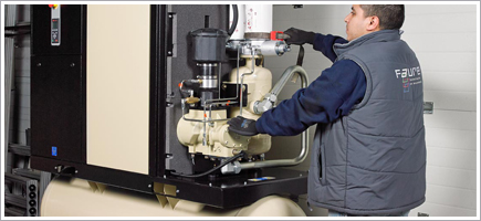 Visuel provisoire : Maintenance d'un compresseur Ingersoll Rand