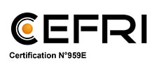 Visuel provisoire : certification CEFRI n°959E