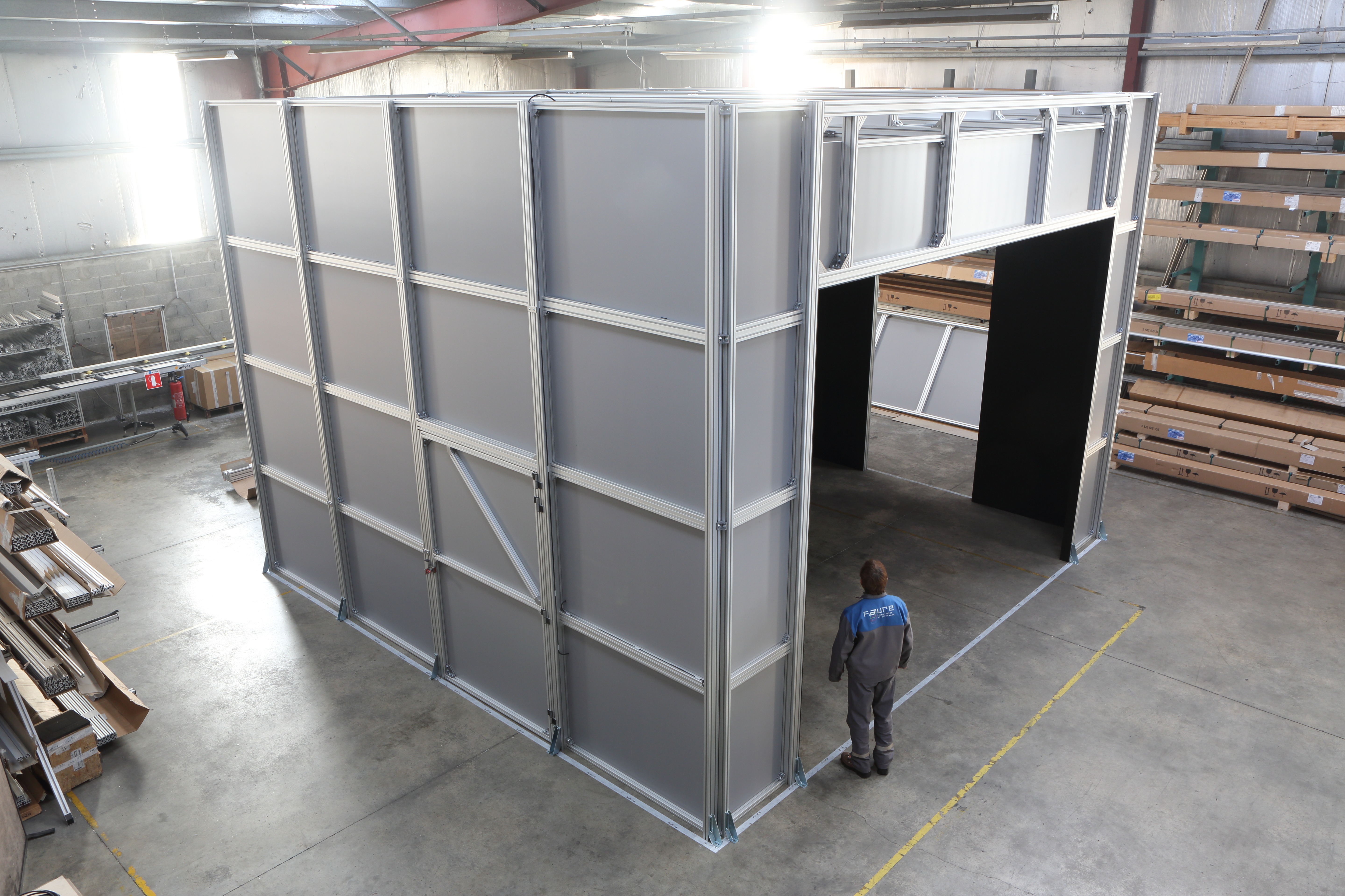 Cabine flasher pour panneaux photovoltaïques