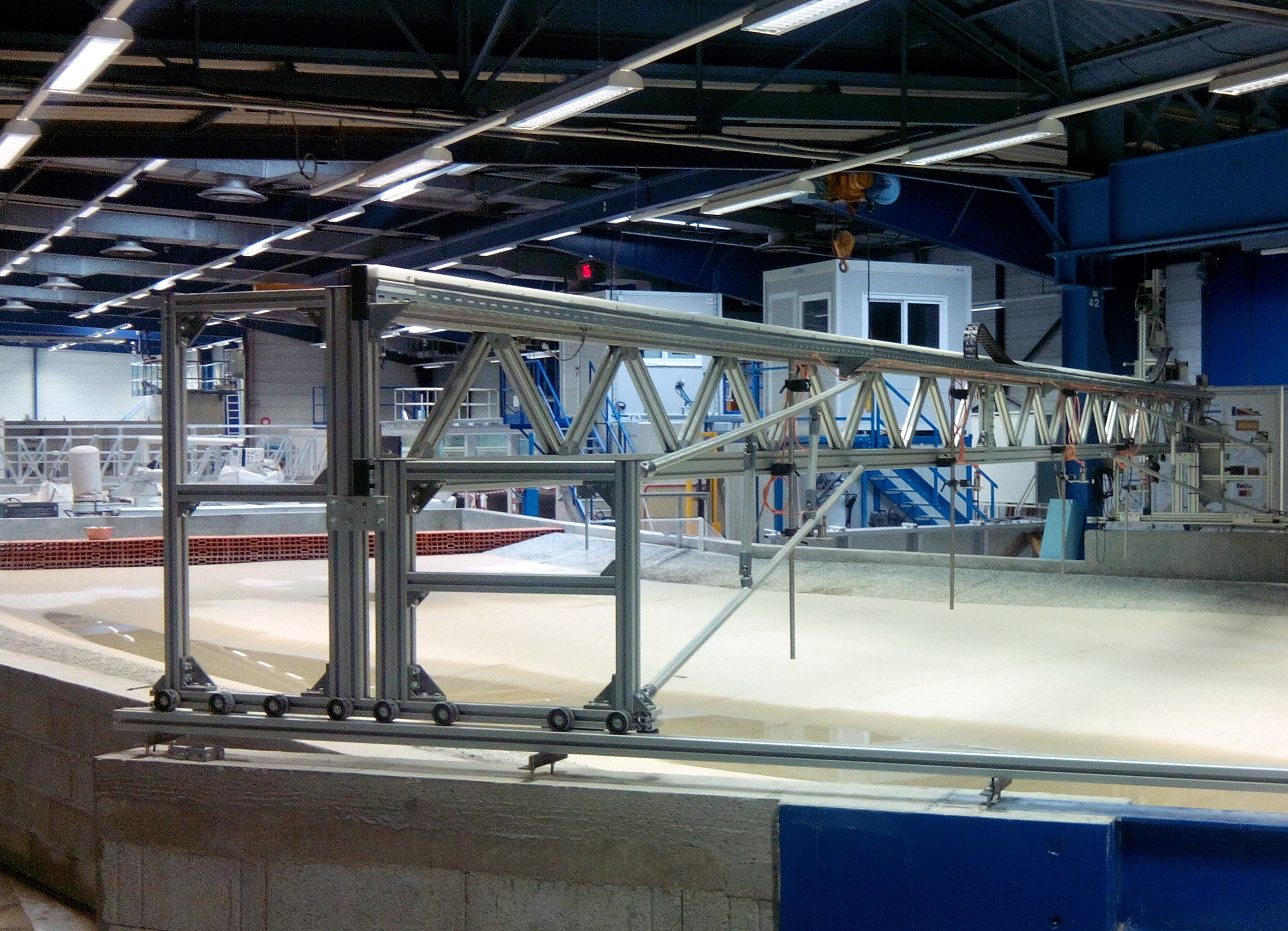 Poutre mobile de 11,5 m en aluminium