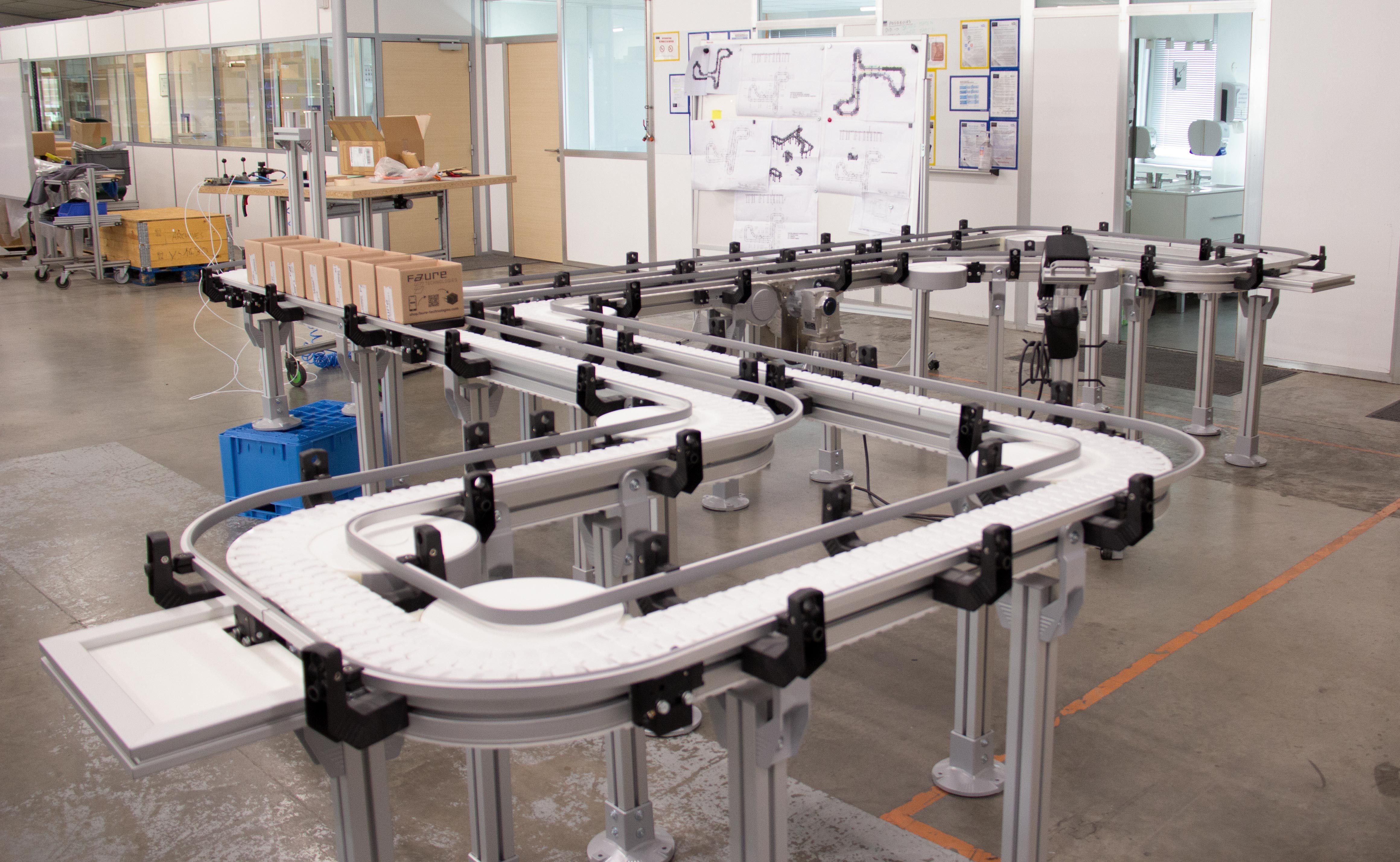 Convoyeur à chaine VarioFlow Plus - Utilisation en boucle fermée