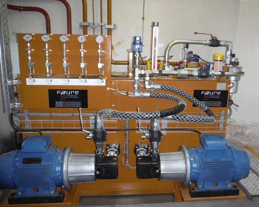 Centrale de commande de vanne pour barrage hydroélectrique