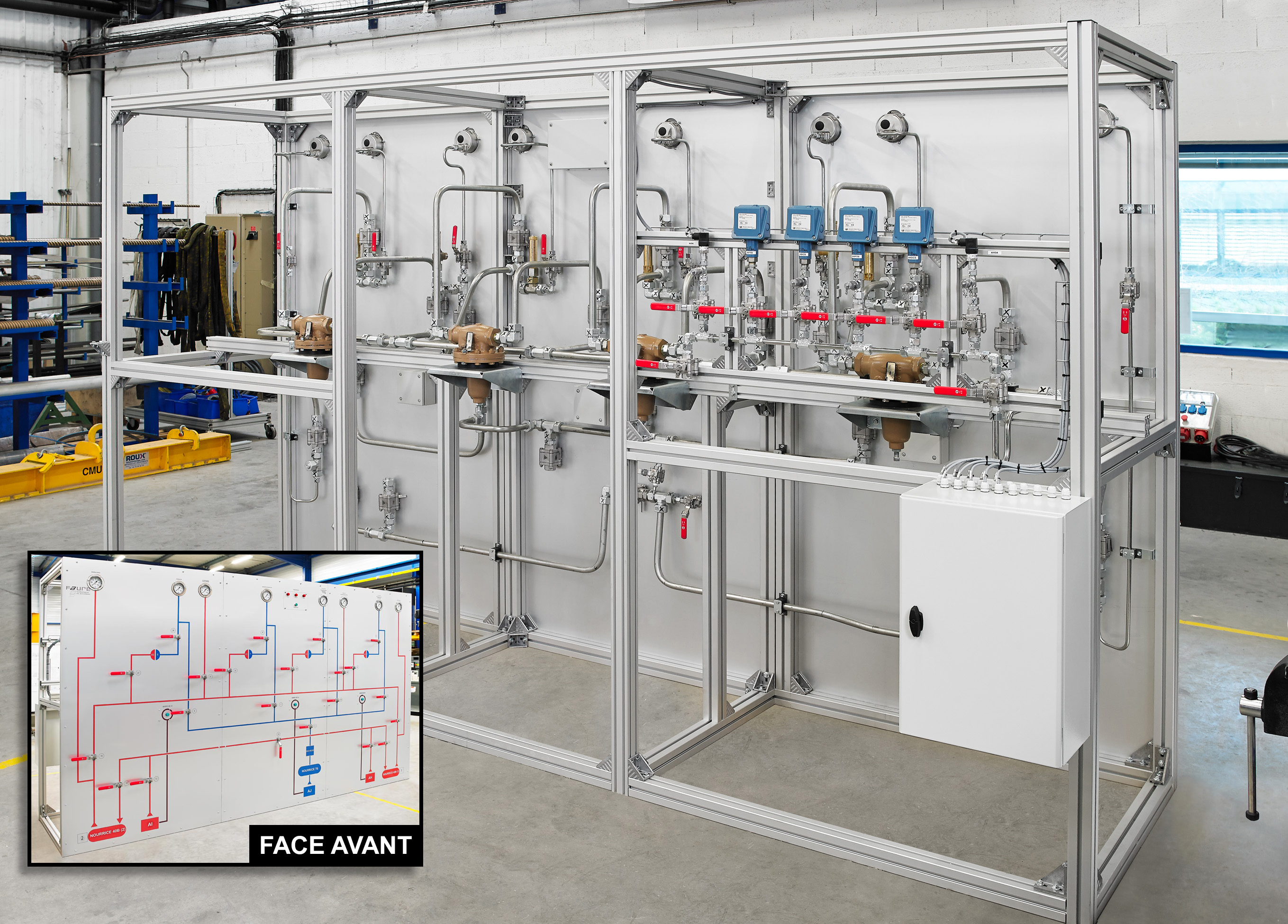 Poste de freinage pour barrage hydroélectrique