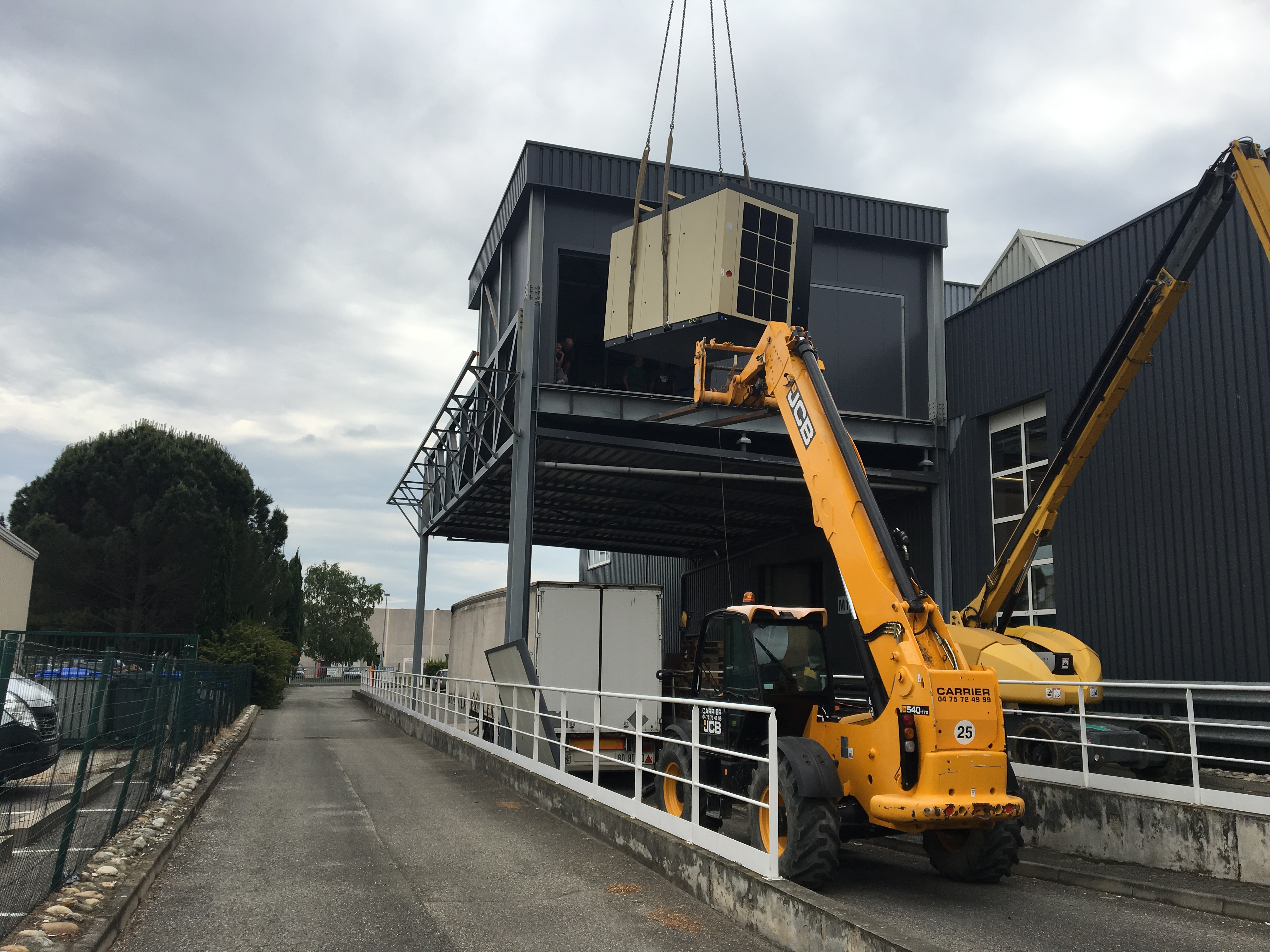 Installation d'un compresseur Ingersoll Rand de 160kW