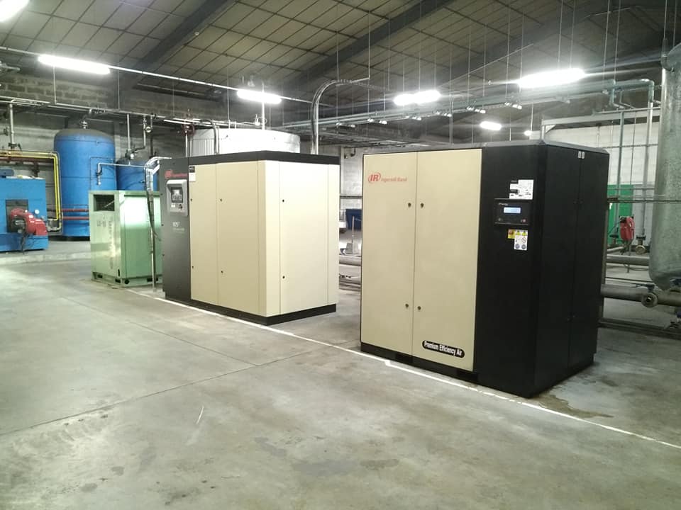 Installation d'un compresseur Ingersoll Rand R75N